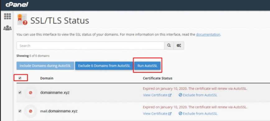 How to Activate SSL for a domain in cPanel?