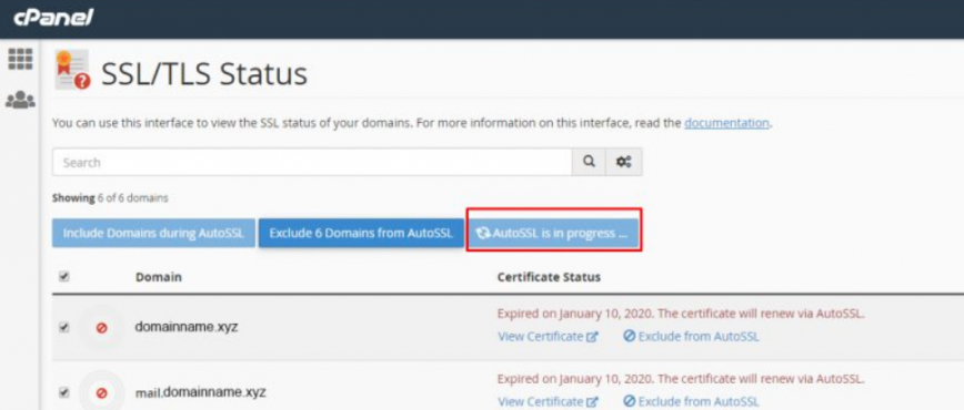 How to Activate SSL for a domain in cPanel?