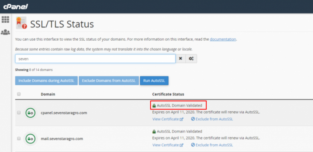 How to Activate SSL for a domain in cPanel?