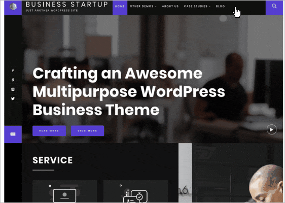 Business Startup Free WordPress Theme