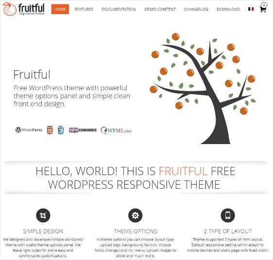 Fruitful Free WordPress Theme