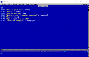What is the use of QBasic Programming Language?