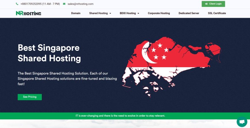 Singapore Shared Hosting in NR Hosting: A Comprehensive Guide